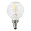 Sylvania Natural G16.5 E12 (Candelabra) LED Bulb Soft White 60 W , 2PK 40852